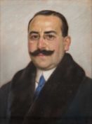 OSMAR SCHINDLER (GERMAN 1867-1927) PORTRAIT OF A MAN, POSSIBLY A SELF PORTRAIT