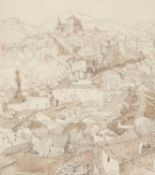 JUDITH WILLIAMS ASWA, SWA (EXH 1921-1940) ITALIAN HILLSIDE VILLAGE