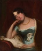 ATTRIBUTED TO SIR THOMAS LAWRENCE PRA (1769-1830) PORTRAIT OF A LADY