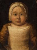 LATE 17TH/EARLY 18TH CENTURY EUROPEAN SCHOOL PORTRAIT OF A GIRL IN A BONNET