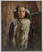 EUROPEAN SCHOOL (LATE 19TH/ EARLY 20TH CENTURY) PORTRAIT OF A GIRL