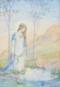 DAPHNE CONSTANCE ALLEN (1899-1985) ST BRIDE AT THE FOUNTAIN OF YOUTH