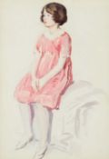 FRED CECIL JONES (1891-1956) STUDY FOR SUSANNA, PORTRAIT OF A GIRL