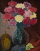 MANNER OF THE BLOOMSBURY GROUP STILL LIFE OF FLOWERS IN A VASE