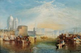 R. M. SHARPE (LATE 19TH/ EARLY 20TH CENTURY) THE GRAND CANAL, VENICE