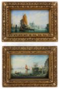 G NEUMANN (EUROPEAN LATE 19TH/EARLY 20TH CENTURY) A PAIR OF VENETIAN VIEWS