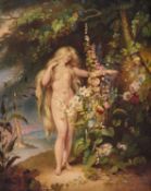 17TH/18TH CENTURY FLEMISH SCHOOL EVE IN THE GARDEN