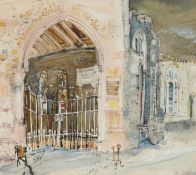 TOM GAMBLE (1924-2020) ST NEOTS, GOTHIC ARCHWAY