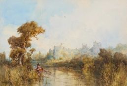 FRANK WASLEY (1854-1934) ARUNDEL CASTLE FROM THE RIVER
