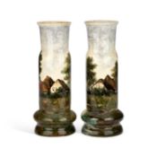 A PAIR OF DUTCH POTTERY VASES BY BRANTJES, CIRCA 1900