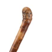 A LATE 19TH CENTURY BAMBOO SWORD STICK