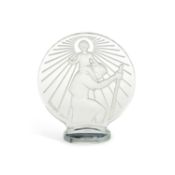 RENÉ LALIQUE (FRENCH, 1860-1945), A 'ST CHRISTOPHER' CAR MASCOT DESIGNED 1928