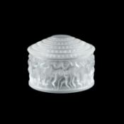 A LALIQUE 'ENFANTS' BOX AND COVER