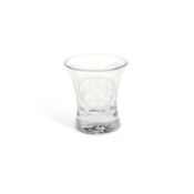 A MASONIC FIRING GLASS LATE 18TH/ EARLY 19TH CENTURY
