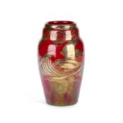 WILLIAM S. MYCOCK FOR PILKINGTON ROYAL LANCASTRIAN A LUSTRE-GLAZED VASE, DATED 1925