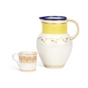 A DERBYSHIRE PITCHER AND A PINXTON COFFEE CAN