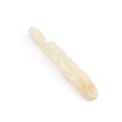 A CHINESE JADE BELT HOOK