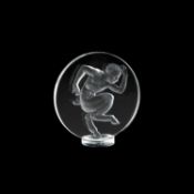 RENÉ LALIQUE (FRENCH, 1860-1945), A 'FAUNE' CACHET DESIGNED 1931