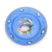 A RARE NANTGARW PORCELAIN PLATE CIRCA 1820