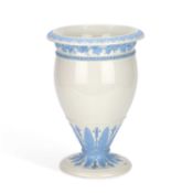A LARGE WEDGWOOD QUEENSWARE VASE CIRCA 1879