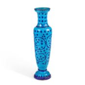 A MONUMENTAL MULTAN EARTHENWARE VASE CIRCA 1880