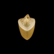 RENÉ LALIQUE (FRENCH, 1860-1945), A 'TETE DE FEMME' BOX AND COVER, FOR COTY DESIGNED 1912