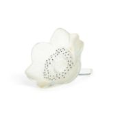 A LALIQUE 'ANEMONE OUVERT' TABLE ORNAMENT