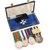 A CIVIL DEFENCE LONG SERVICE AND ST JOHN LONG SERVICE AND GOOD CONDUCT (L.S.G.C) MEDAL GROUP