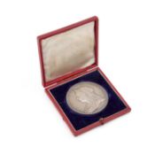 A QUEEN VICTORIA DIAMOND JUBILEE COMMEMORATIVE SILVER MEDAL