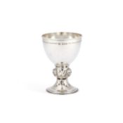 AN ARTS AND CRAFTS SILVER GOBLET