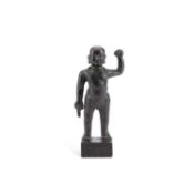 A CHINESE BRONZE FIGURE OF BUDDHA