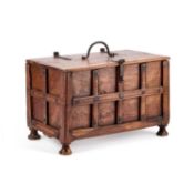 AN INDIAN STICK BOX CHEST EARLY 20TH CENTURY