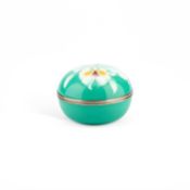 A JAPANESE CLOISONNÉ ENAMEL BOX AND COVER ANDO WORKSHOP