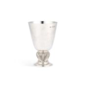 AN ARTS AND CRAFTS SILVER GOBLET