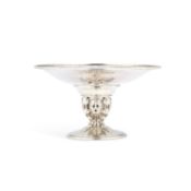 AN ARTS AND CRAFTS SILVER TAZZA