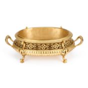 A HANDSOME 19TH CENTURY FRENCH BRONZE PLANTER