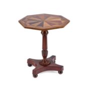 A REGENCY STYLE SPECIMEN TABLE