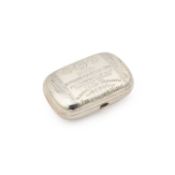 A RUSSIAN SILVER PURSE