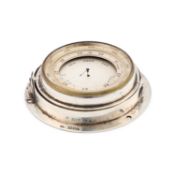 AN EDWARDIAN SILVER-MOUNTED BAROMETER