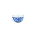 A CHINESE BLUE AND WHITE PORCELAIN CUP