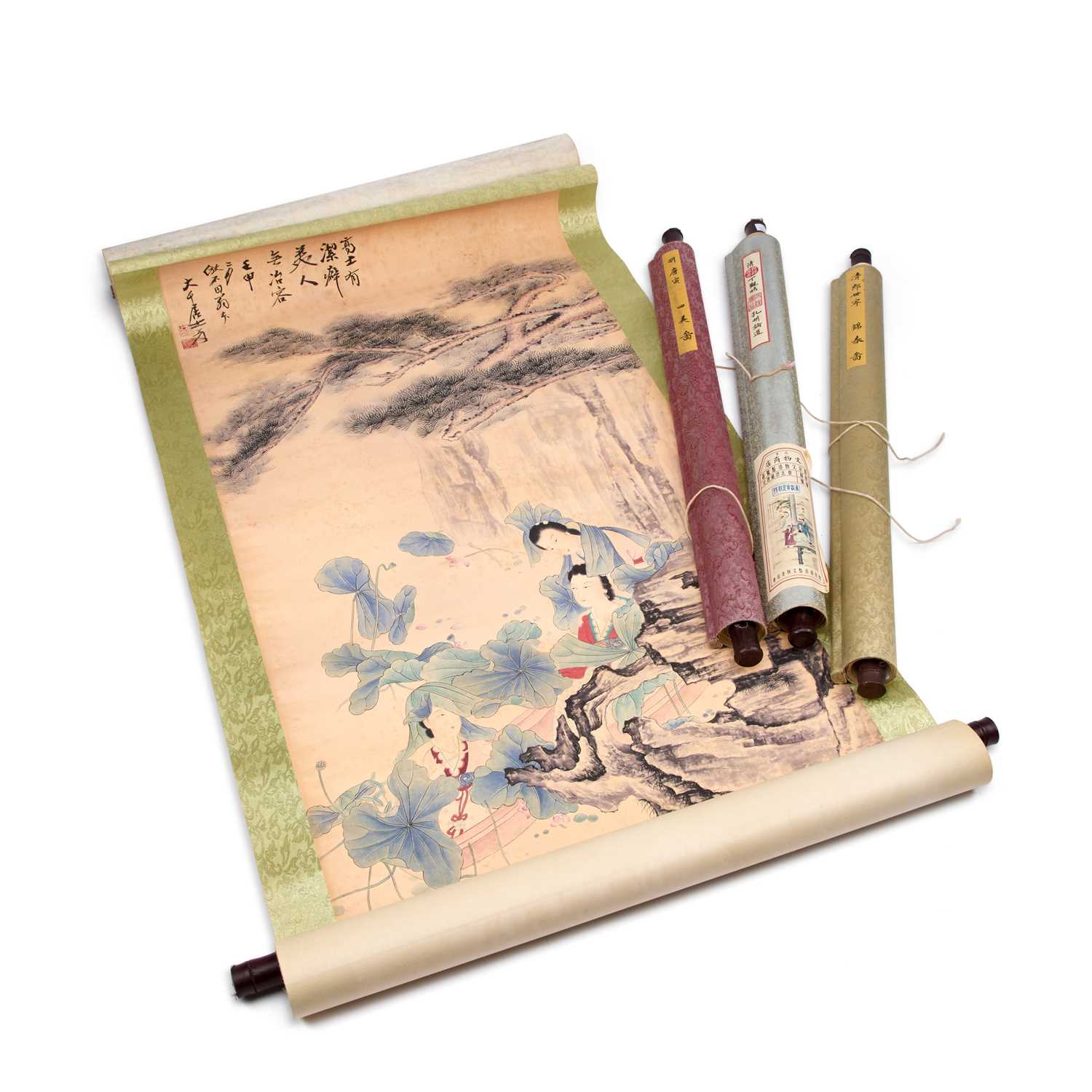 CHINESE SCHOOL FOUR SCROLLS