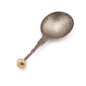 A NORWEGIAN SILVER SPOON, EARLY 17TH CENTURY