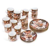A GROUP OF ROYAL CROWN DERBY IMARI PATTERN CHINA EARLY 20TH CENTURY