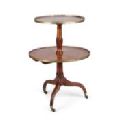 A GEORGE III MAHOGANY DUMB WAITER