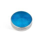 GERALD BENNEY (1930-2008) A SILVER AND ENAMEL BOX