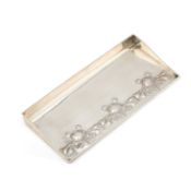 ARCHIBALD KNOX (1864-1933) FOR LIBERTY & CO A CYMRIC SILVER DESK TRAY