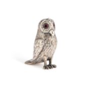 A VICTORIAN SILVER NOVELTY CASTER