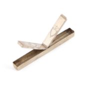 A GEORGE III SILVER TOOTHPICK BOX