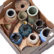 A GROUP OF STUDIO AND OTHER POTTERY