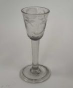 A WINE GLASS CIRCA 1750